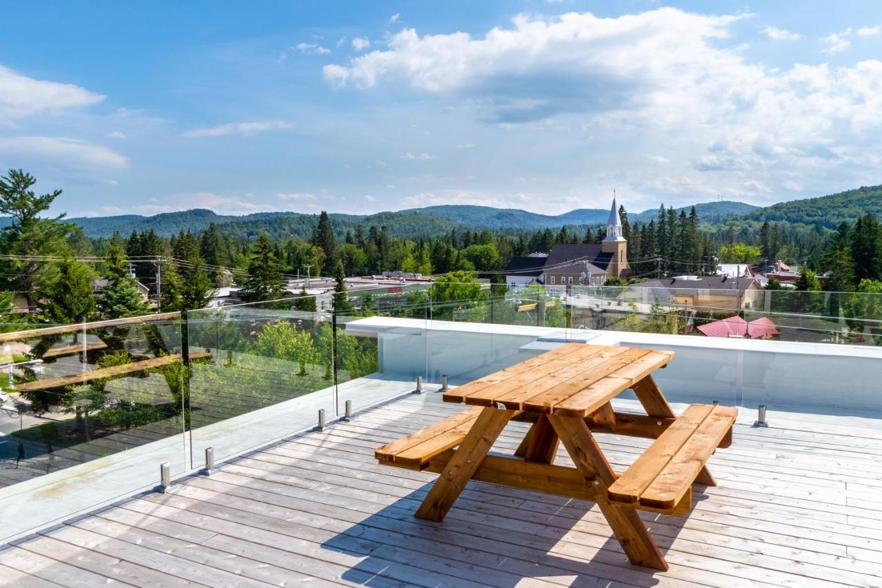 Hotel-Appartements De La Gare Val-David Zewnętrze zdjęcie