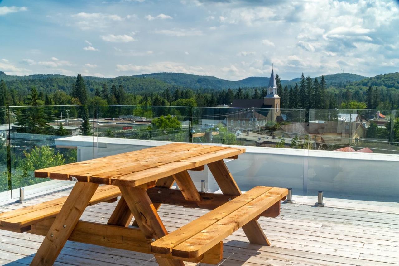 Hotel-Appartements De La Gare Val-David Zewnętrze zdjęcie